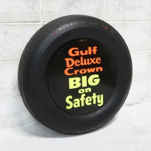 Gulf ビンテージ タイヤ看板
