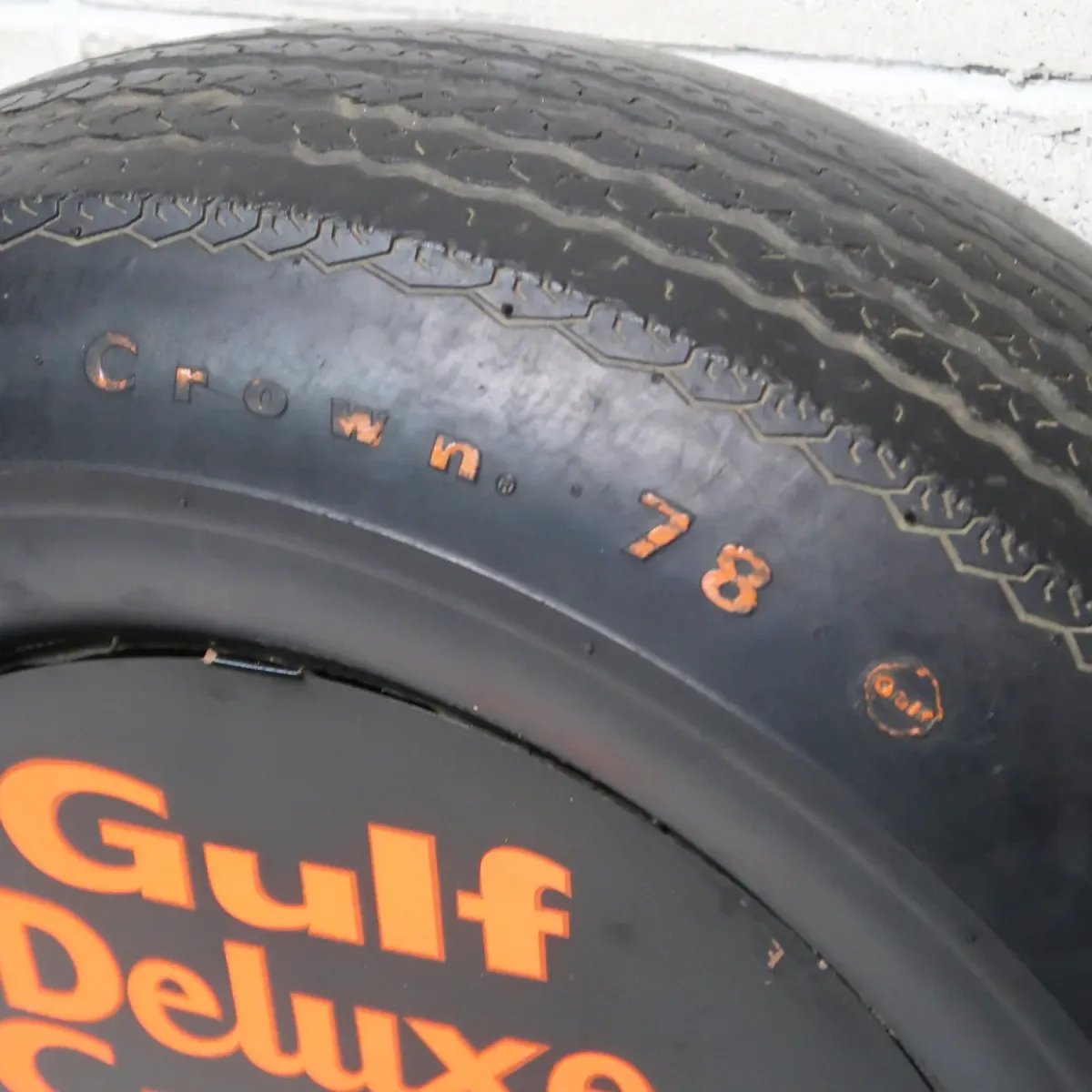 Gulf ビンテージ タイヤ看板