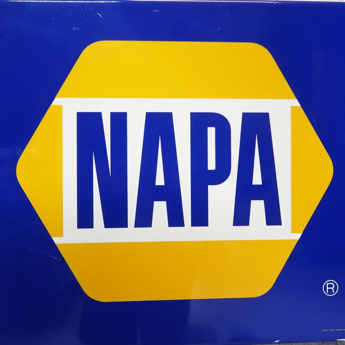 NAPA 両面メタルサイン