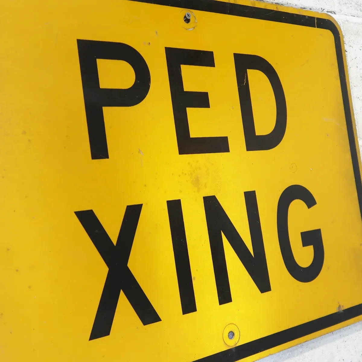 PED XING ビンテージ ロードサイン