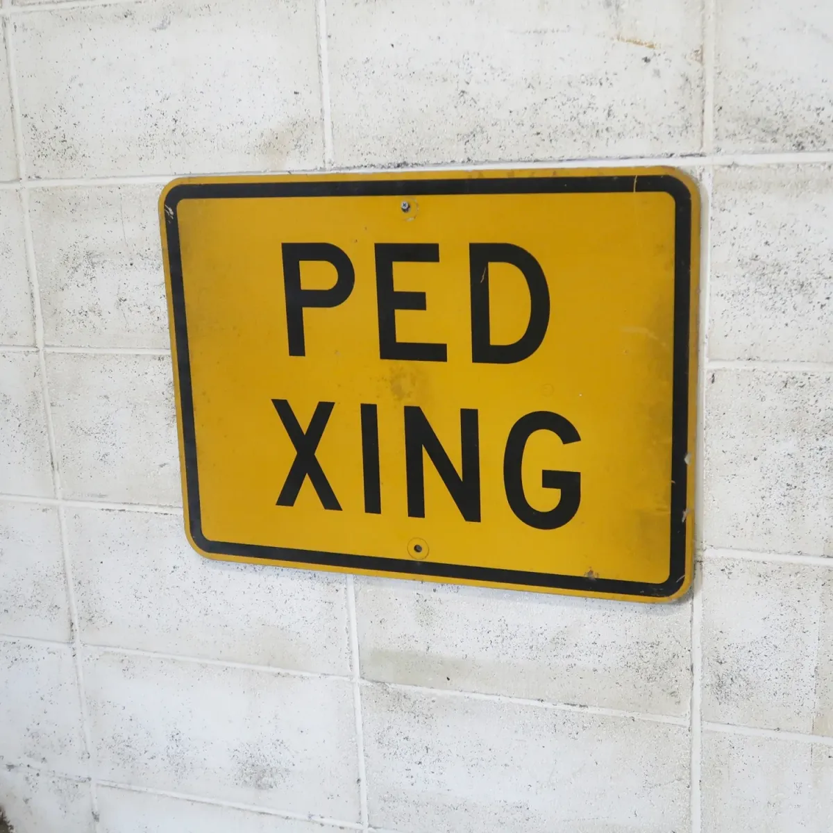 PED XING ビンテージ ロードサイン