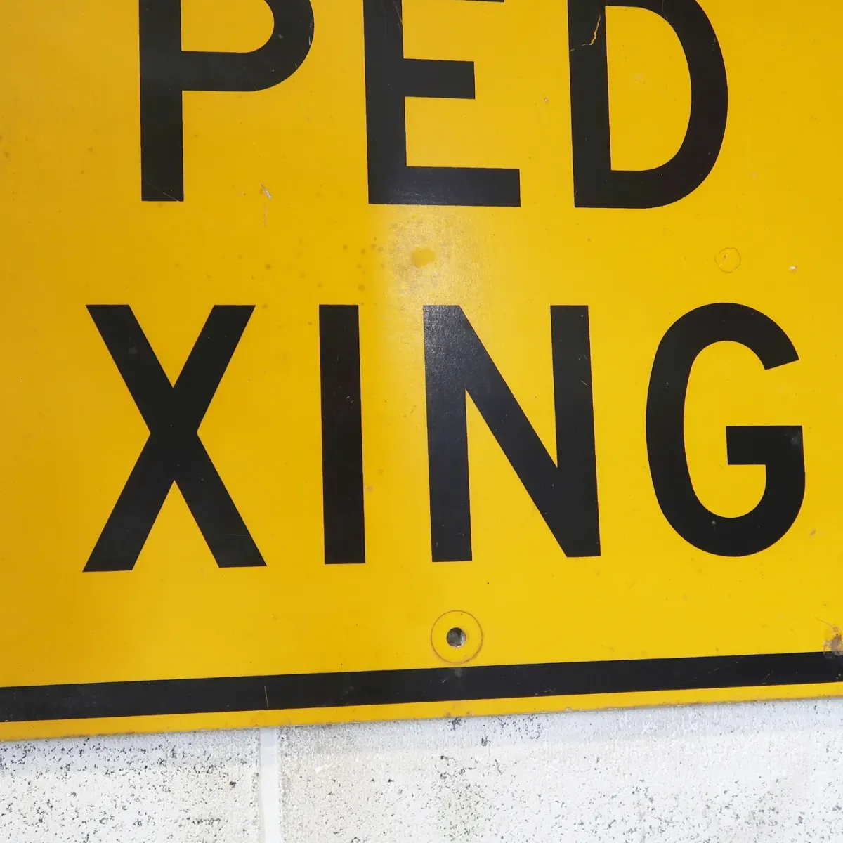 PED XING ビンテージ ロードサイン