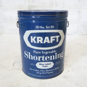 KRAFT ビンテージ ショートニング缶