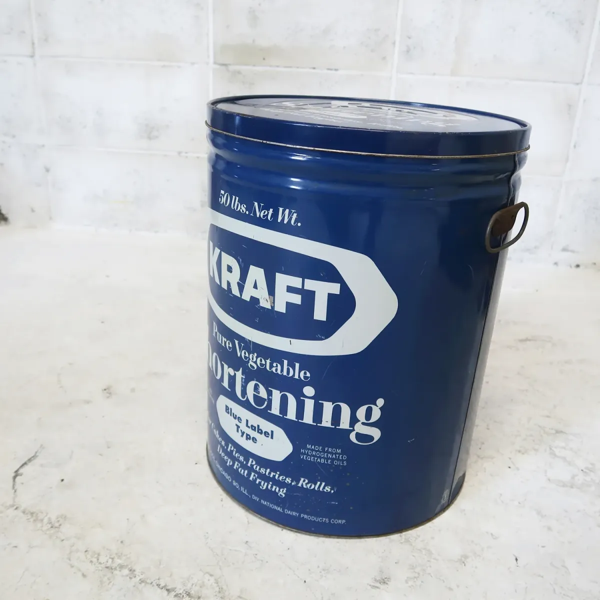 KRAFT ビンテージ ショートニング缶