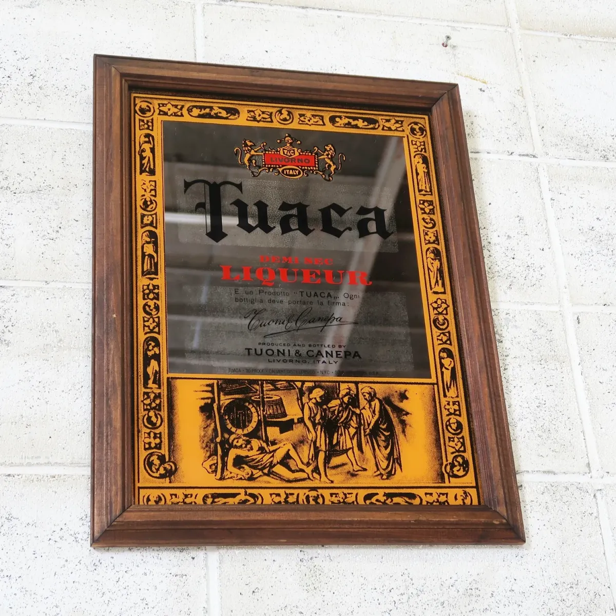 Tuaca ビンテージ パブミラー