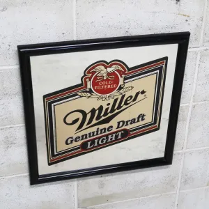 Miller Lite パブミラー