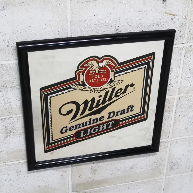 Miller LIGHT パブミラー