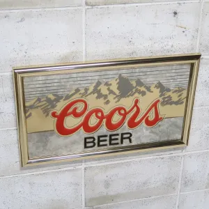 Coors ビンテージ パブミラー