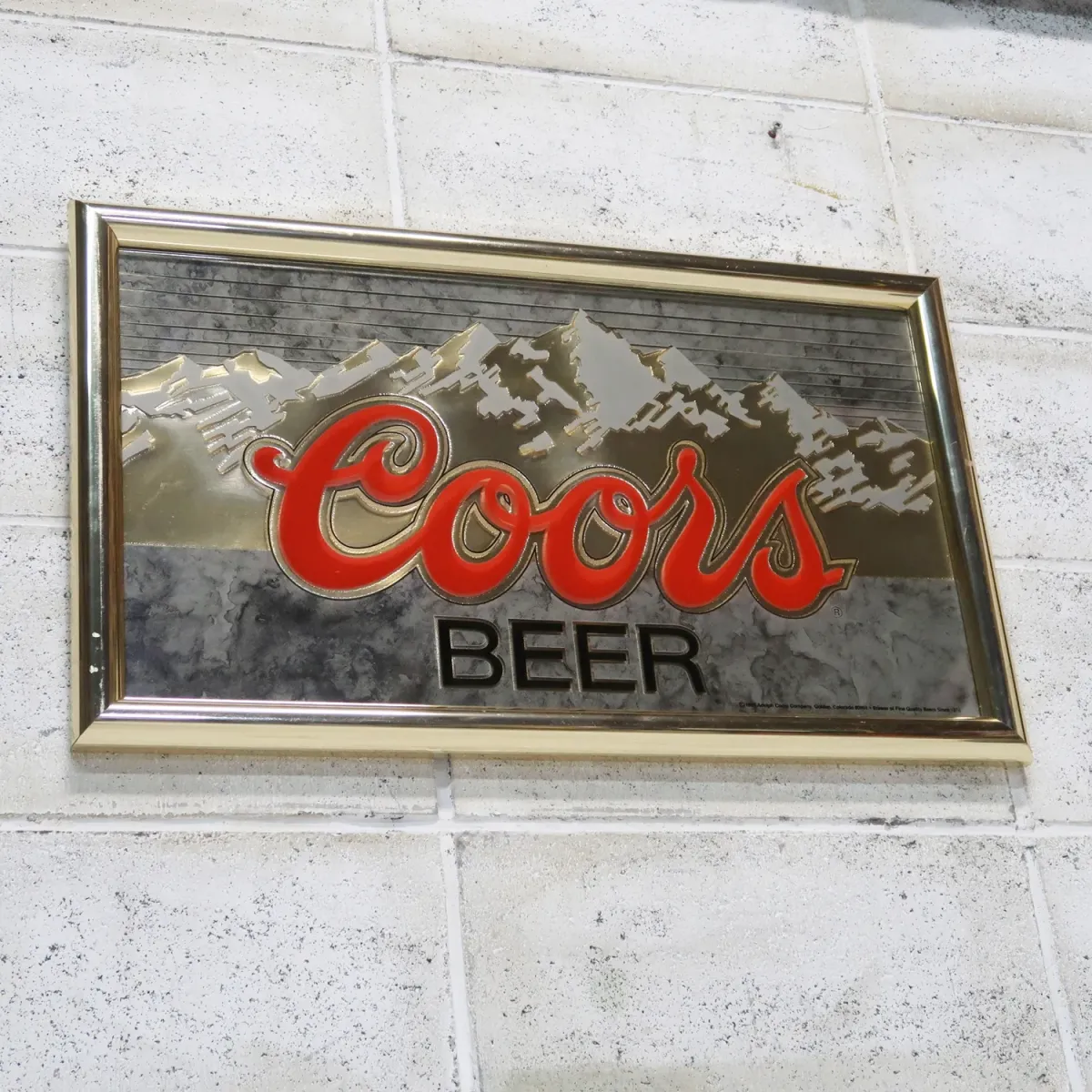 Coors ビンテージ パブミラー