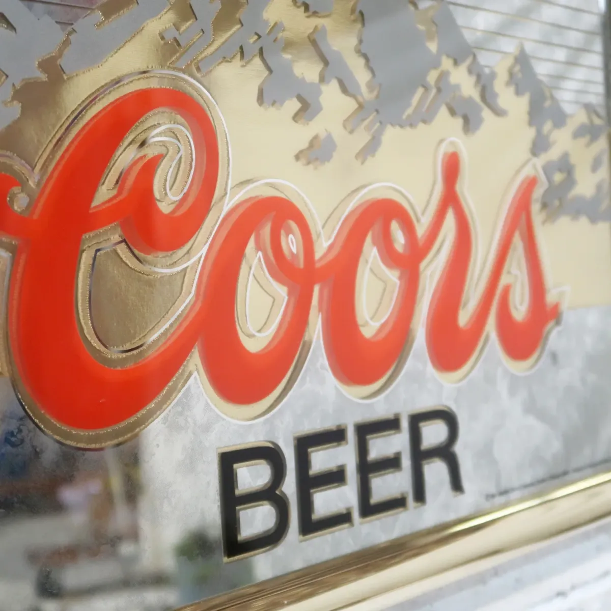 Coors ビンテージ パブミラー