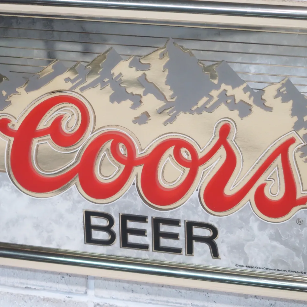 Coors ビンテージ パブミラー