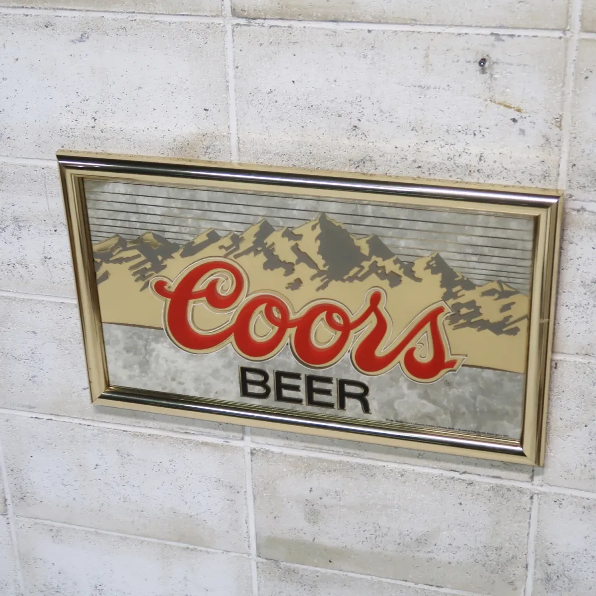 Coors ビンテージ パブミラー