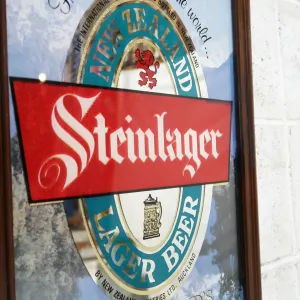 Steinlager ビンテージ パブミラー