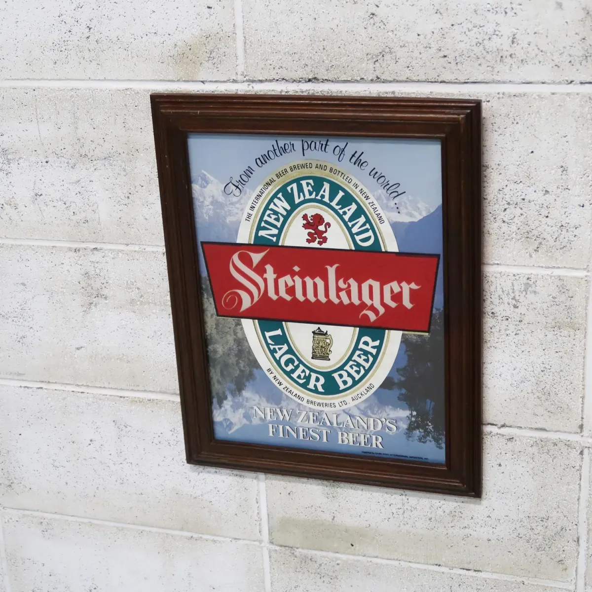 Steinlager ビンテージ パブミラー