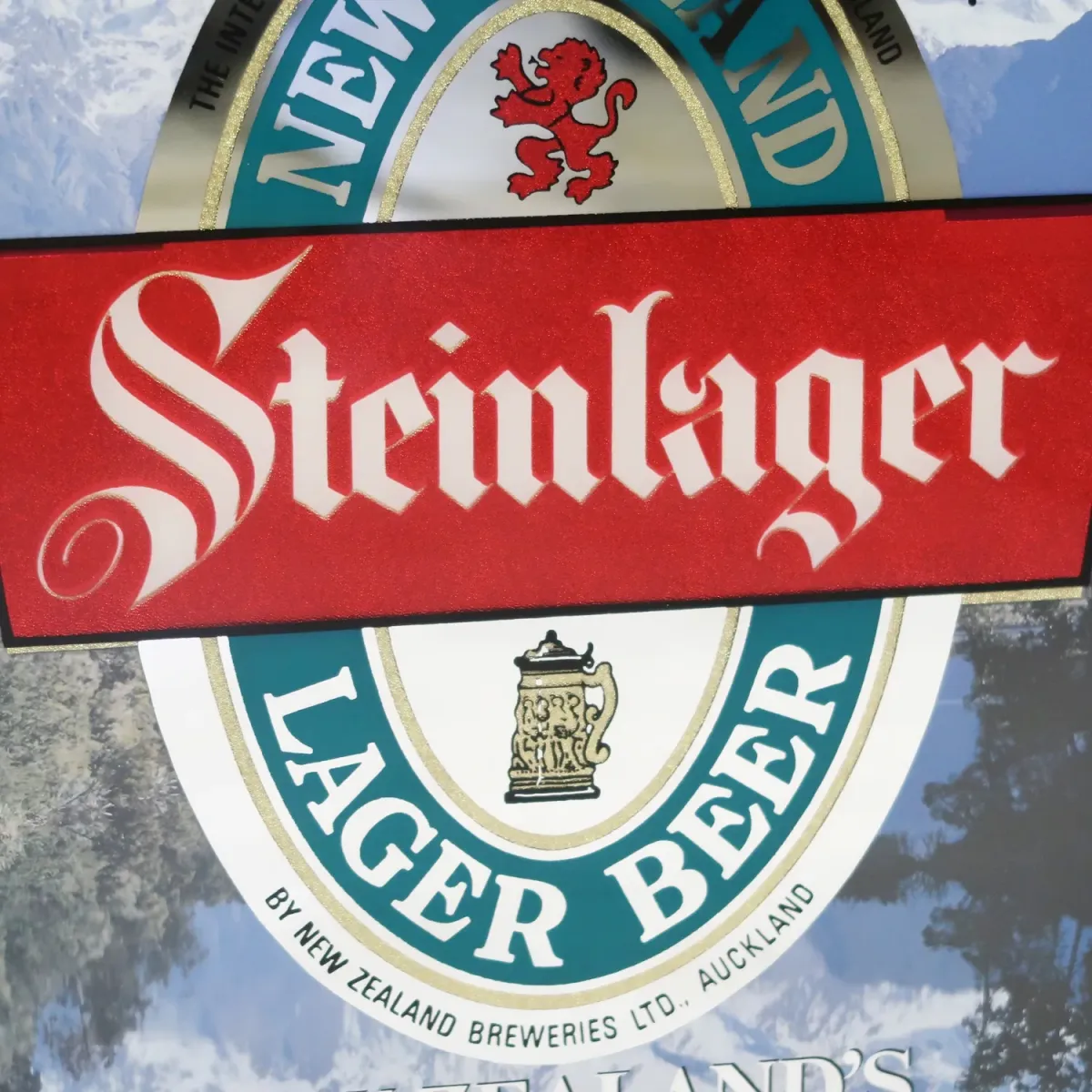 Steinlager ビンテージ パブミラー