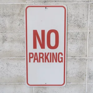 NO PARKING ビンテージ ロードサイン