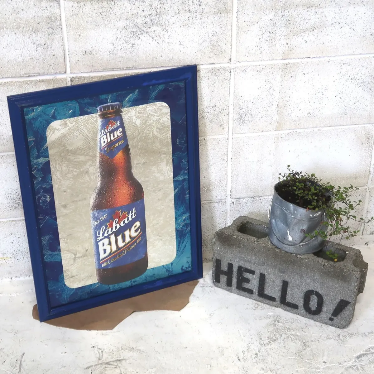 Labatt Blue パブミラー