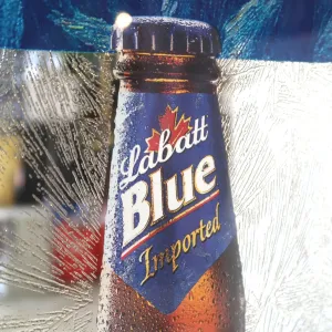 Labatt Blue パブミラー