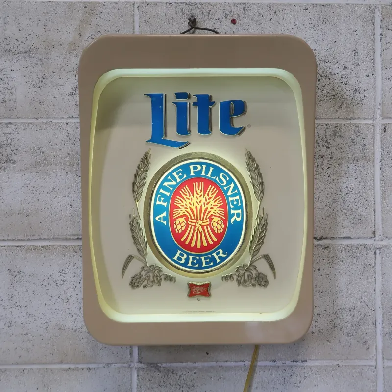 Miller Lite ビンテージ ライトサイン