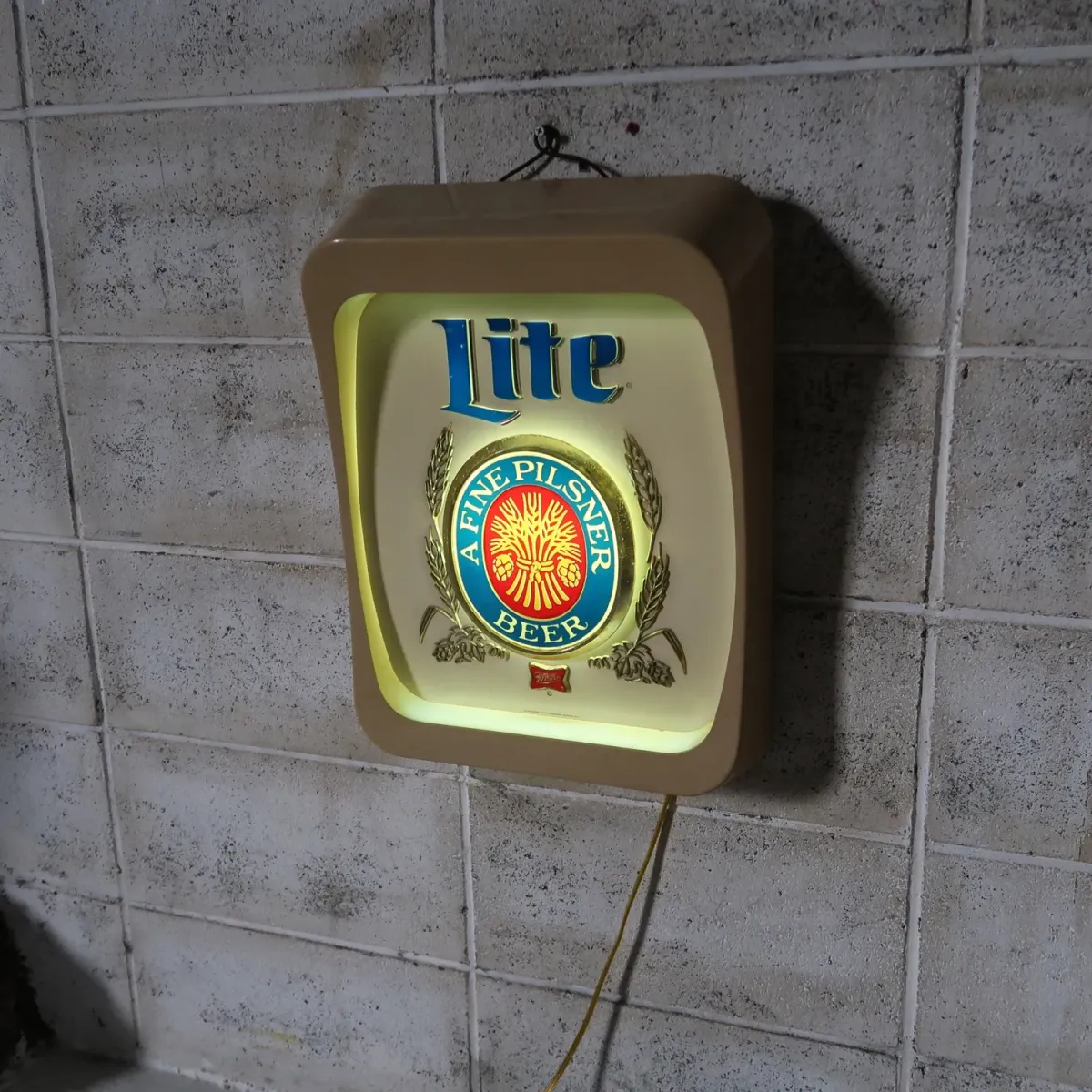 Miller Lite ビンテージ ライトサイン