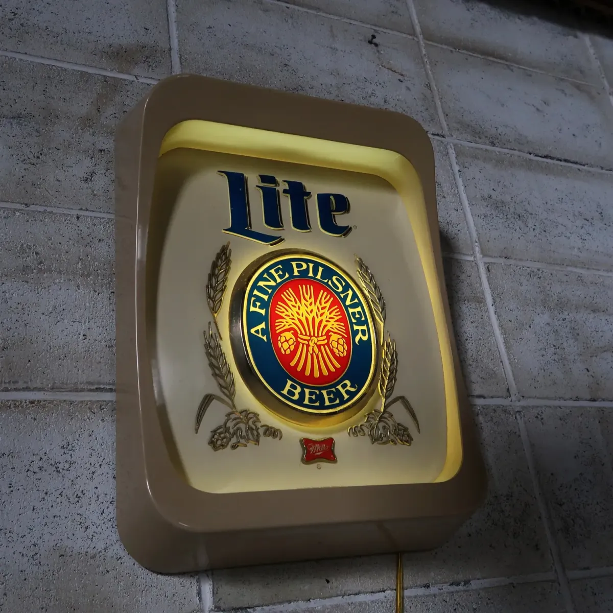 Miller Lite ビンテージ ライトサイン