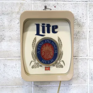 Miller Lite ビンテージ ライトサイン