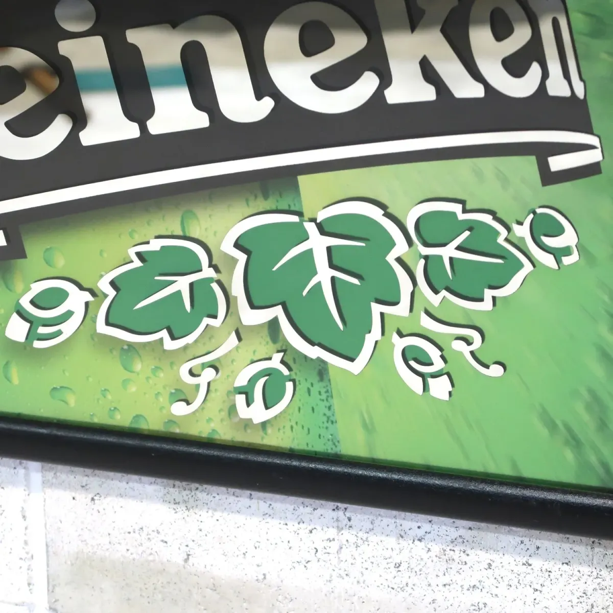 Heineken ビンテージ パブミラー