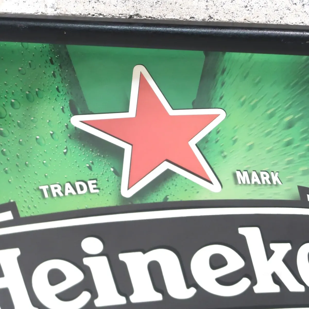 Heineken ビンテージ パブミラー