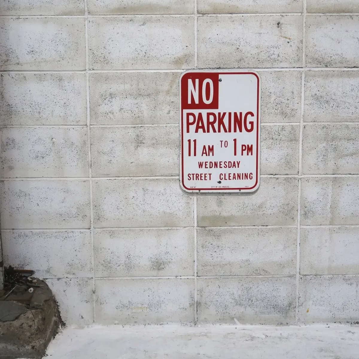 NO PARKING ロードサイン ホーロー