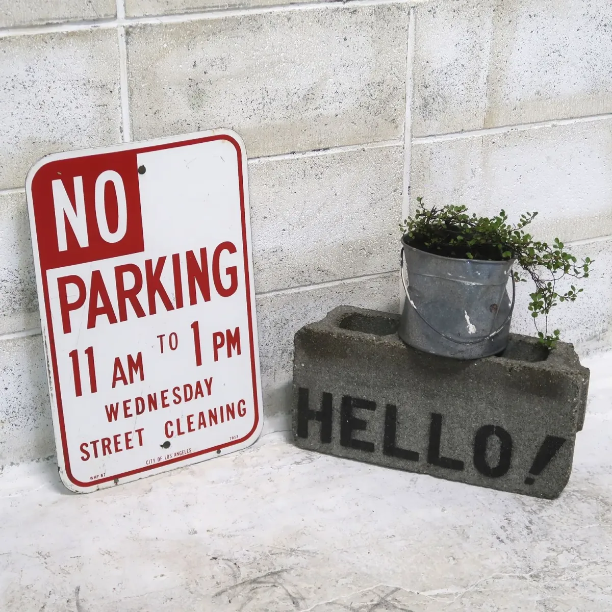 NO PARKING ロードサイン ホーロー