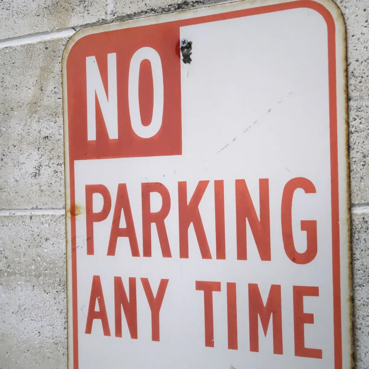 NO PARKING ロードサイン ホーロー