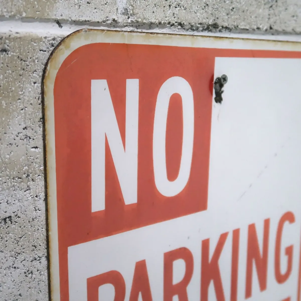 NO PARKING ロードサイン ホーロー