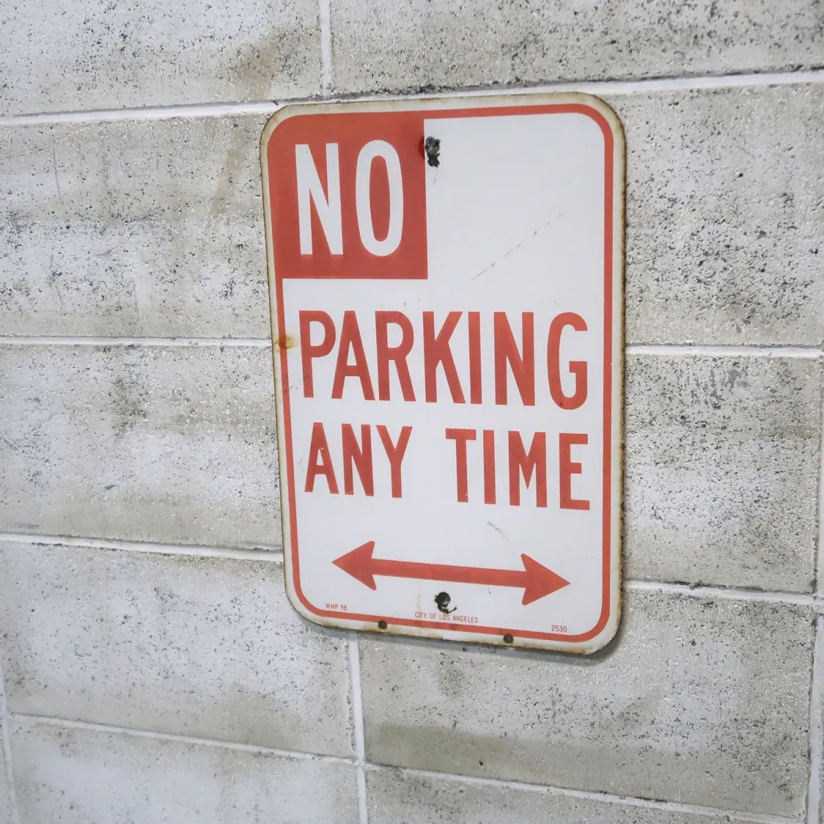 NO PARKING ロードサイン ホーロー