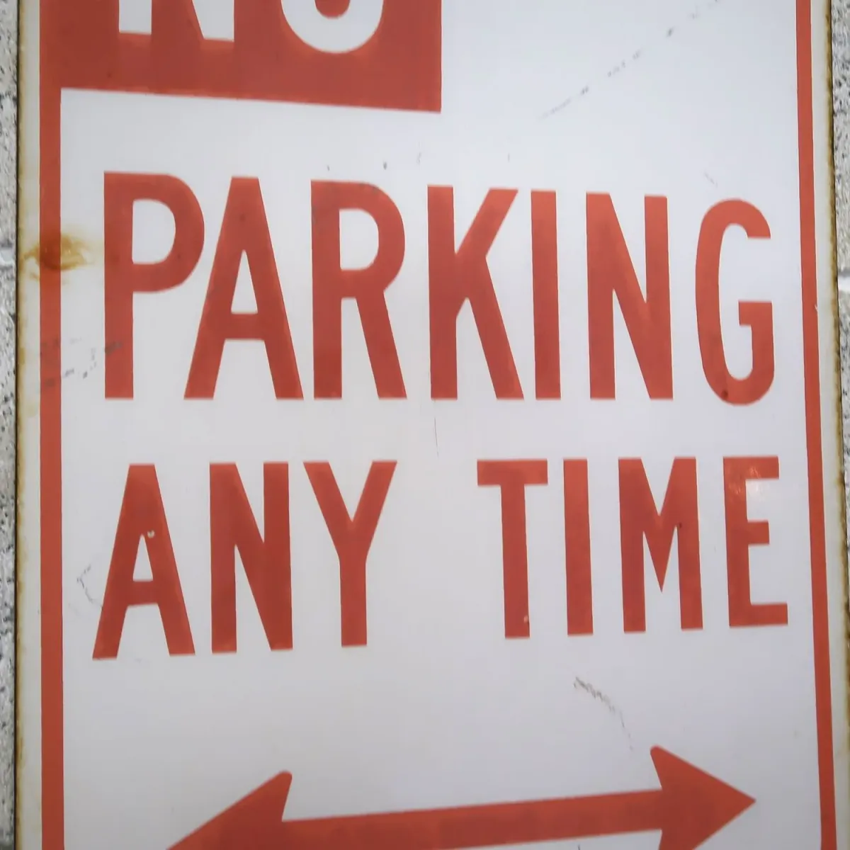 NO PARKING ロードサイン ホーロー