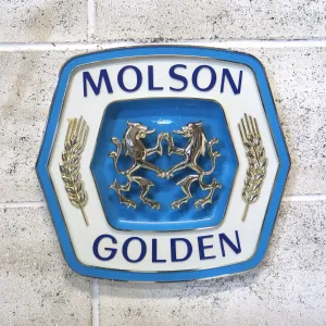 MOLSON GOLDEN ビンテージ ウォールサイン