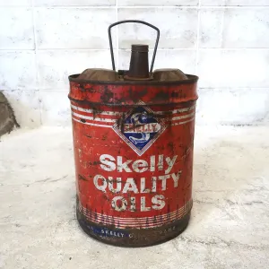 Skelly ビンテージ オイル缶