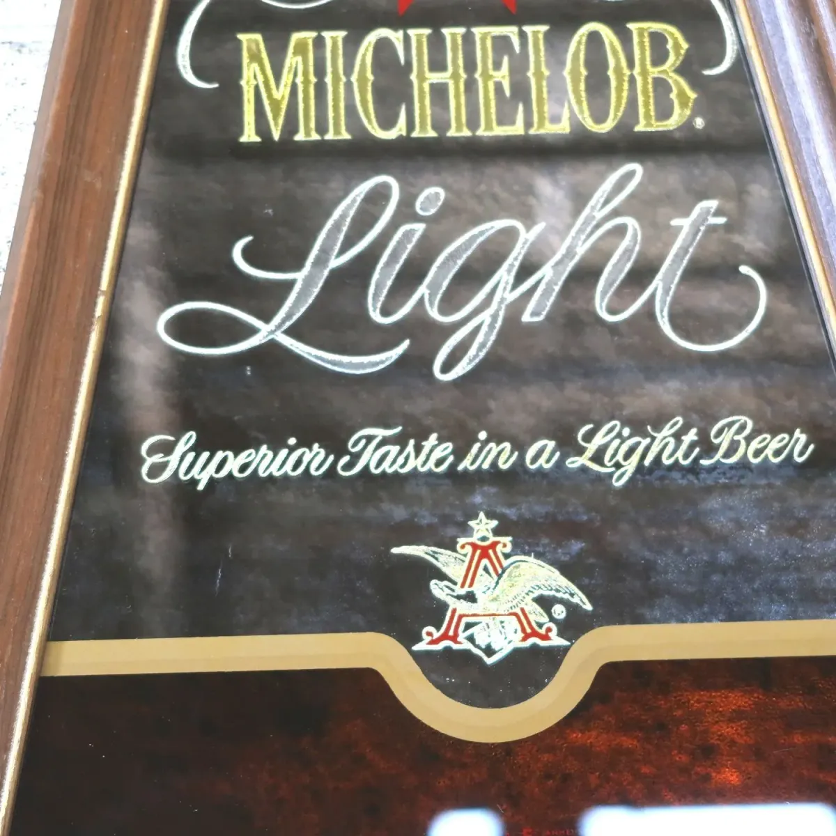 MICHELOB Light ビンテージ パブミラー