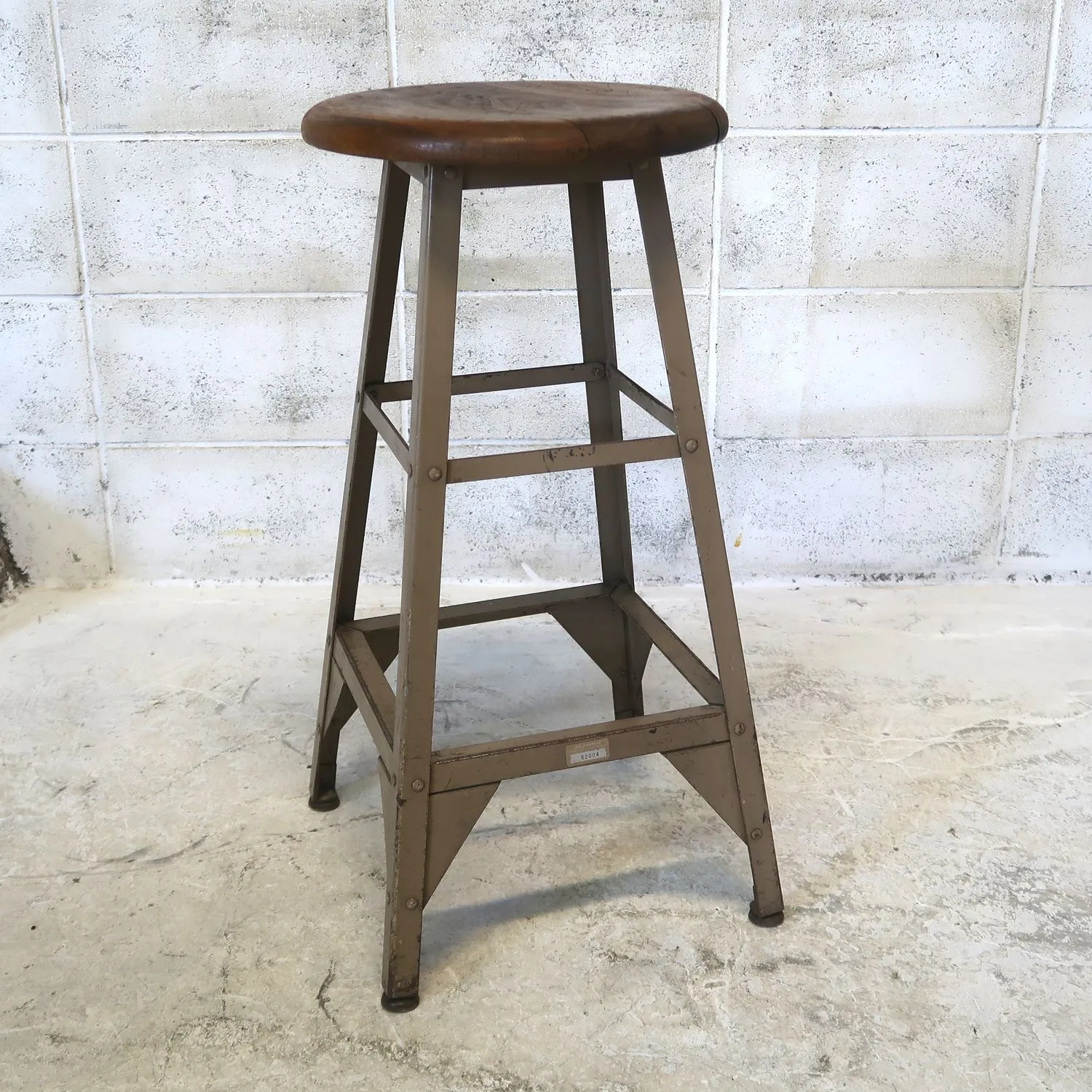 WORLEY ビンテージ ウッド×メタル スツール ｜ glow ANTIQUES