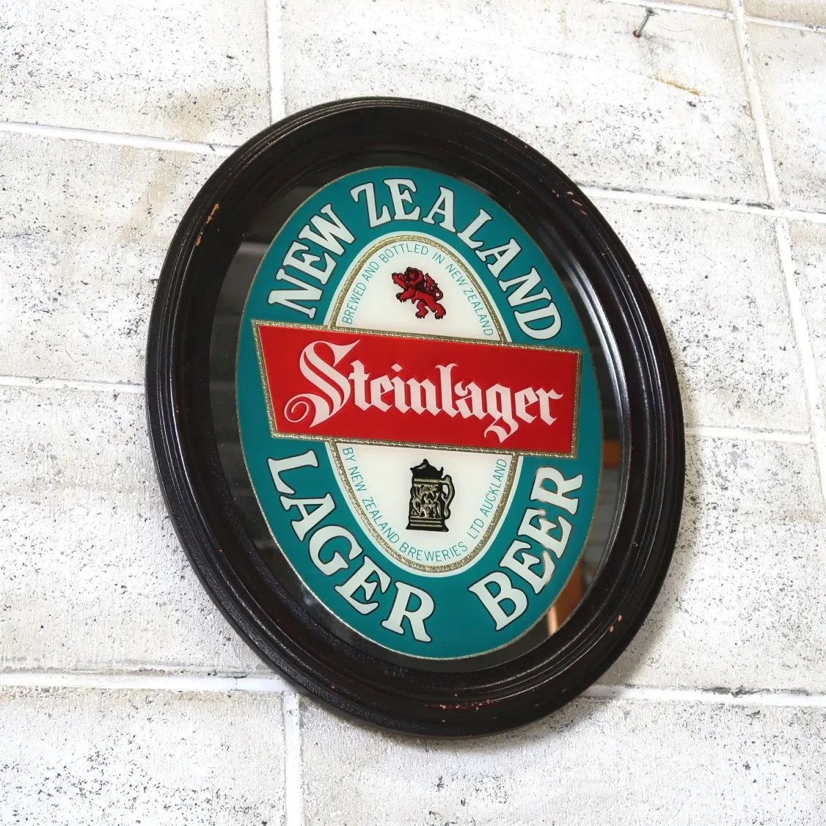 Steinlager ビンテージ パブミラー