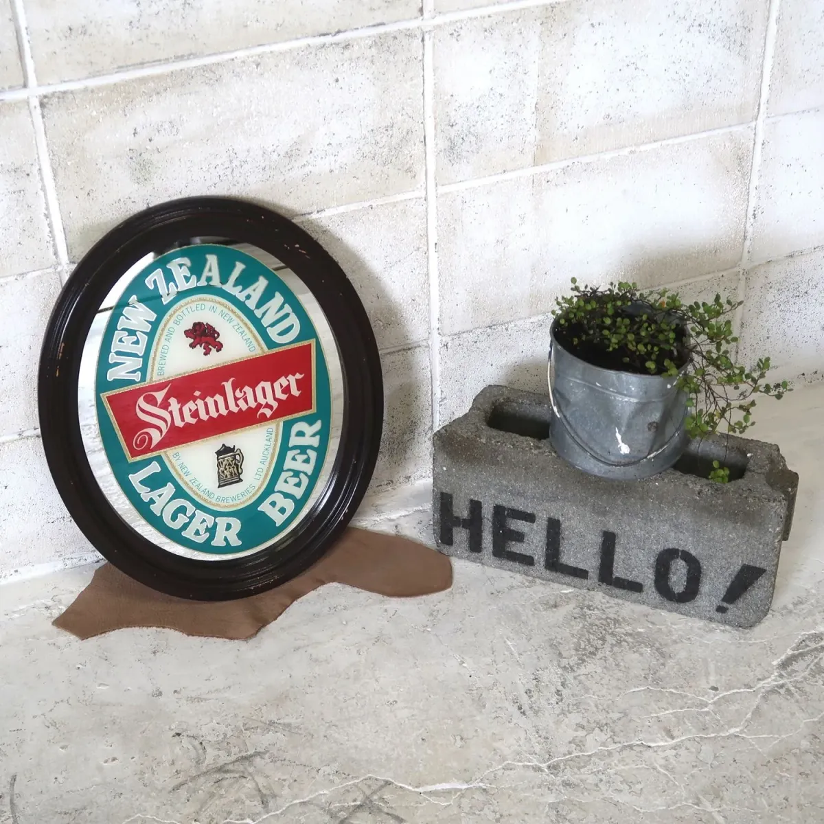 Steinlager ビンテージ パブミラー