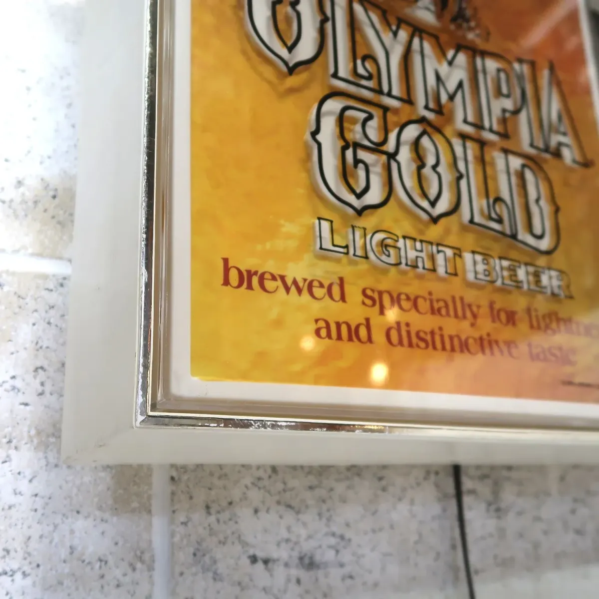 OLYMPIA GOLD ビンテージ ライトサイン