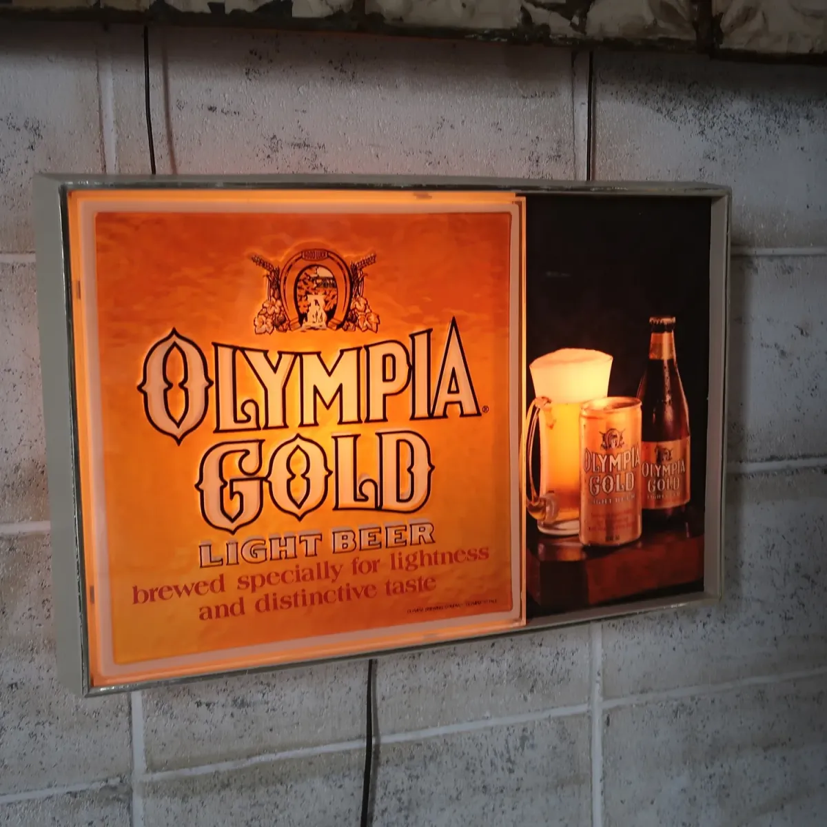 OLYMPIA GOLD ビンテージ ライトサイン