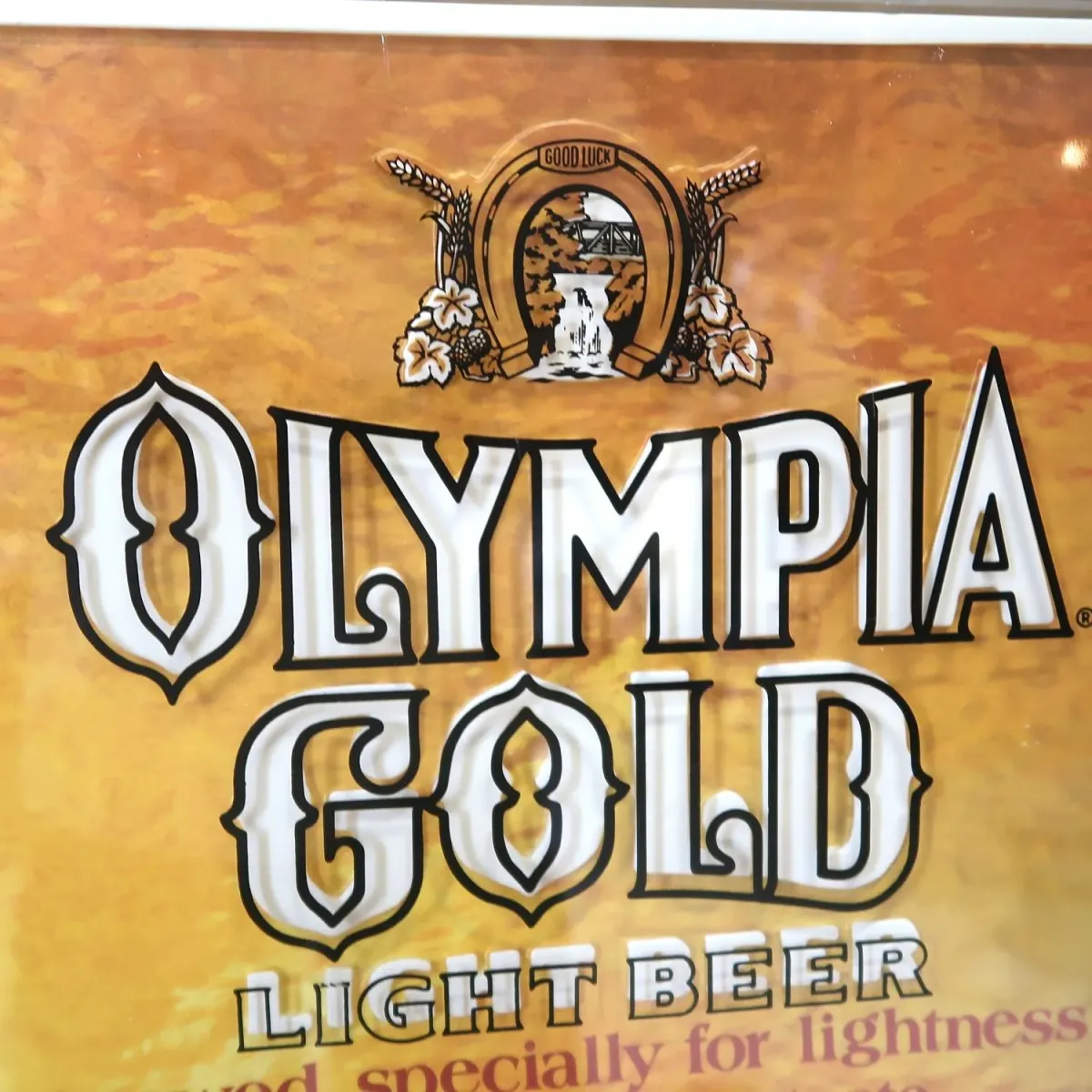 OLYMPIA GOLD ビンテージ ライトサイン