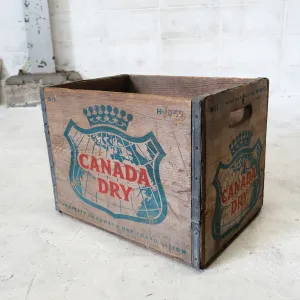 CANADA DRY ビンテージ ウッドボックス