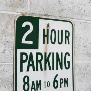 2 HOUR PARKING ロードサイン ホーロー