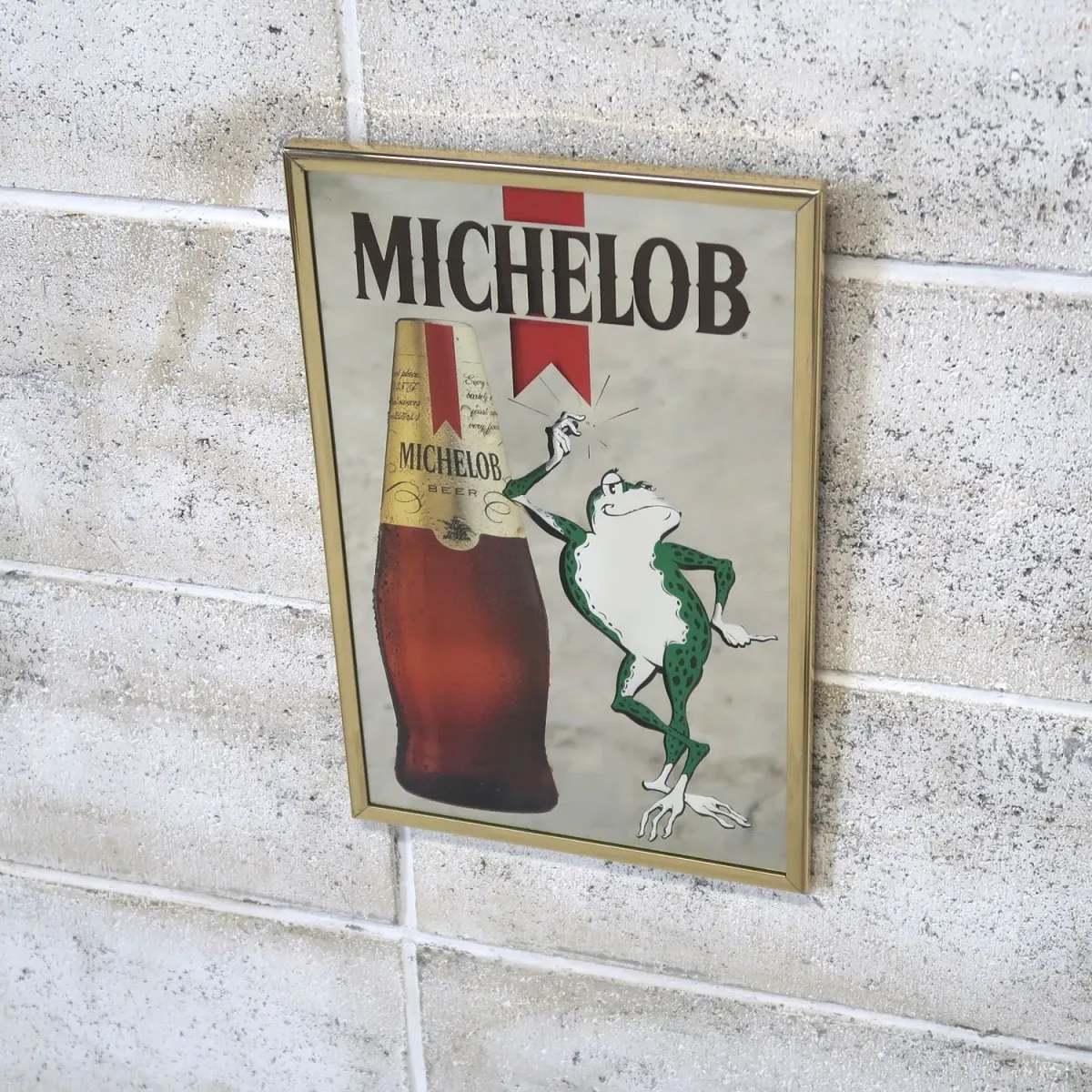 MICHELOB ビンテージ パブミラー