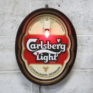 Carlsberg Light ビンテージ ライトサイン