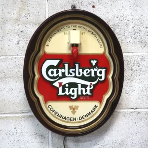 Carlsberg Light ビンテージ ライトサイン