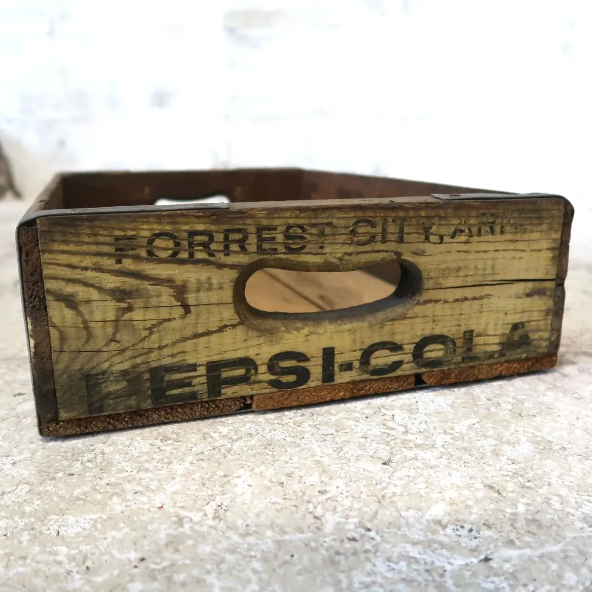 ペプシコーラ ビンテージ ウッドボックス