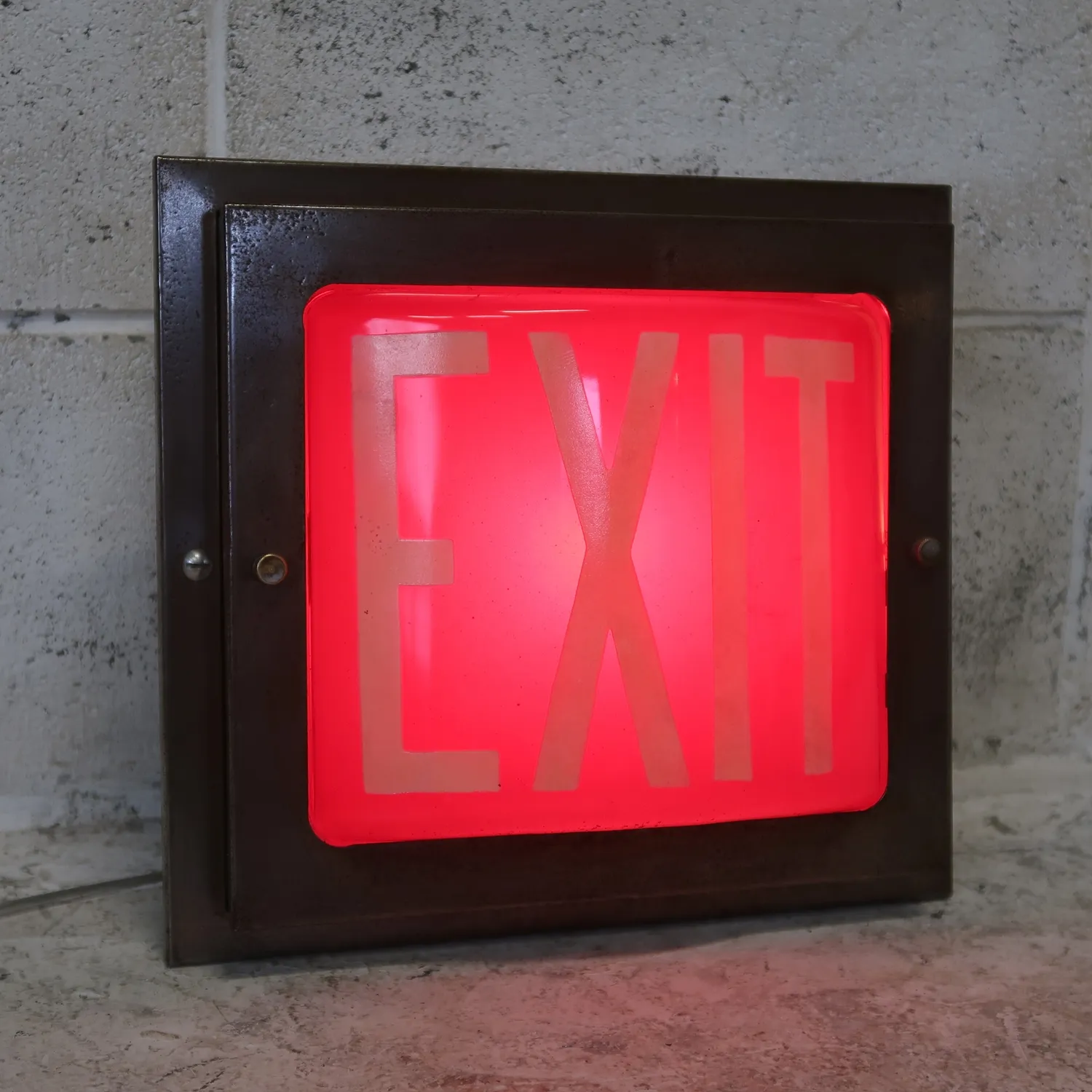 ビンテージ EXITランプ ｜ glow ANTIQUES